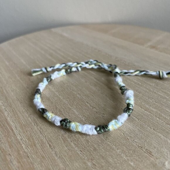 Cameron Bracelet, anklet, trendy, comfortable, tie, embroidery thread, woven, gi - Picture 1 of 1